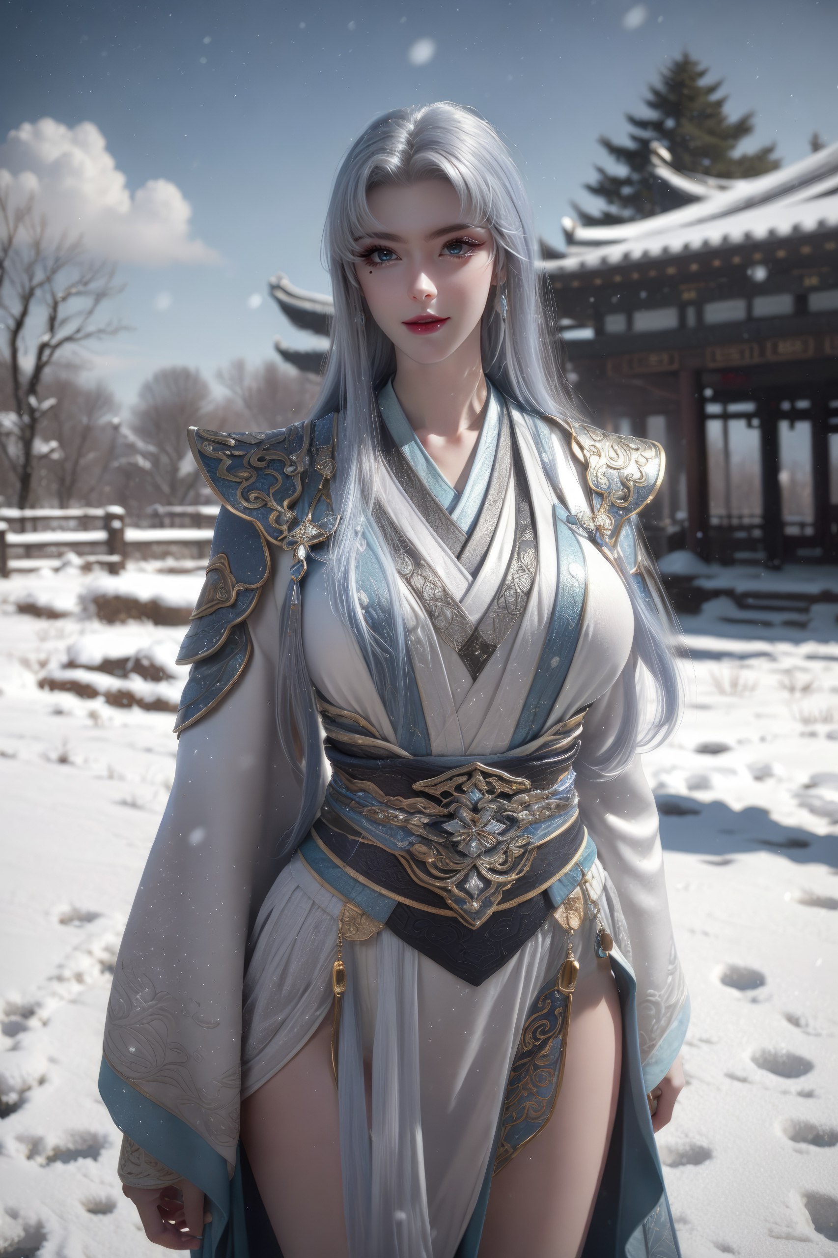 只有